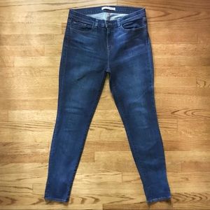 J Brand 811 Mid Rise Skinny Leg Blue Bell